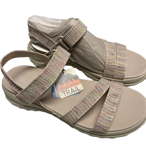 Skechers Reggae Bound Sweet Crush Natural Multi NIB Sz 11 - Picture 3 of 9